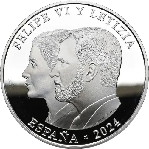 10 euros 2024 - X Aniversario de la Proclamación de Felipe VI España (anverso) 10 euros 2024 - X Aniversario de la Proclamación de Felipe VI España (anverso)