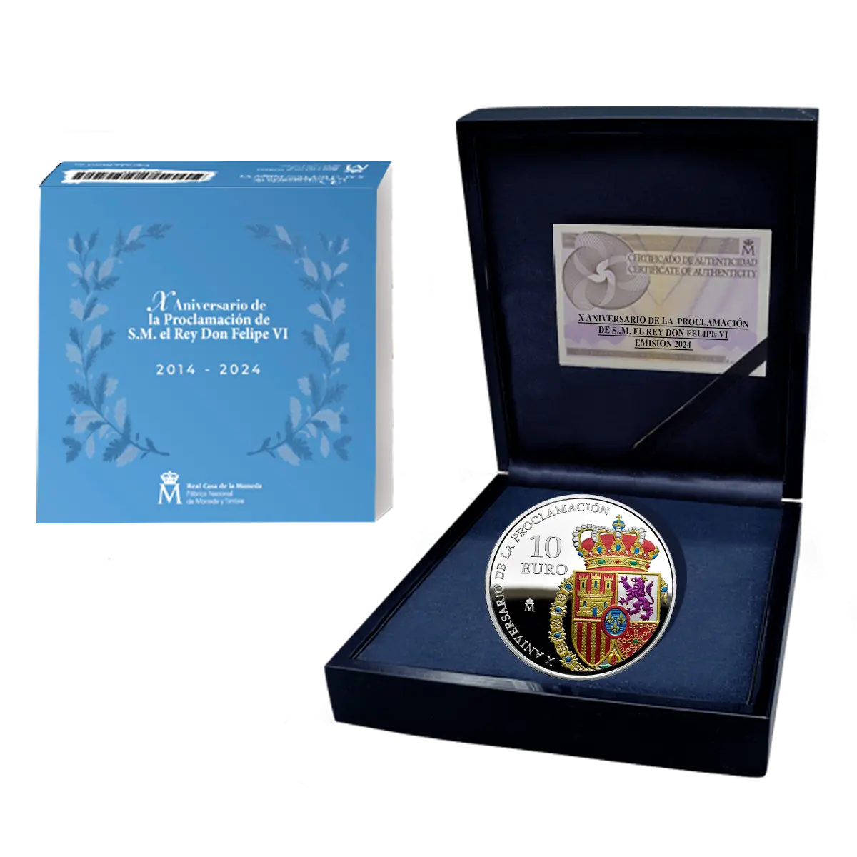 Presentación con caja y certificado (FNMT)