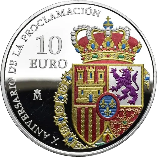 Moneda X Aniversario de la Proclamación de Felipe VI (2024)