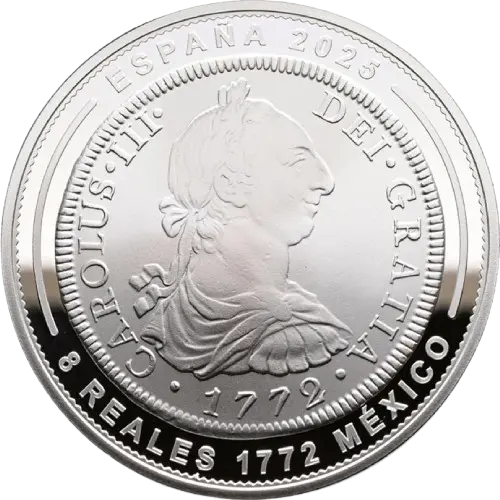 Moneda 8 Reales 1772 México - II Serie Joyas del Museo Casa de la Moneda (2025)