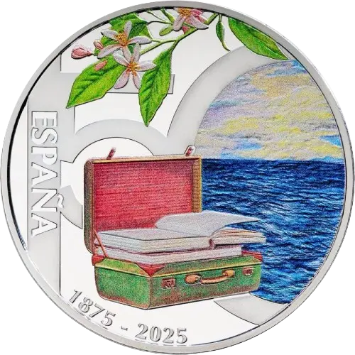 10 euros 2025 - 150 Aniversario del Nacimiento de Antonio Machado España (anverso) 10 euros 2025 - 150 Aniversario del Nacimiento de Antonio Machado España (anverso)