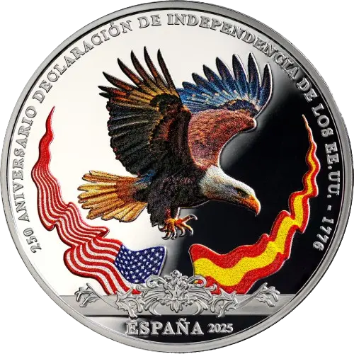 Moneda 250 Aniversario Declaración de Independencia de los EE.UU.: Águila Calva (2025)