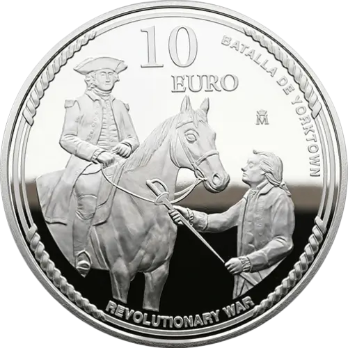 10 euros 2026 - Francisco de Saavedra - 250 Aniversario Declaración de Independencia de los EE.UU. España (reverso) 10 euros 2026 - Francisco de Saavedra - 250 Aniversario Declaración de Independencia de los EE.UU. España (reverso)