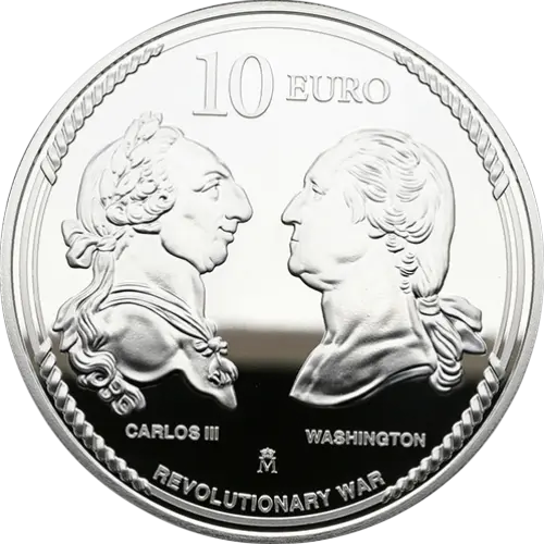10 euros 2026 - Isabel I de Castilla - 250 Aniversario Declaración de Independencia de los EE.UU. España (reverso) 10 euros 2026 - Isabel I de Castilla - 250 Aniversario Declaración de Independencia de los EE.UU. España (reverso)