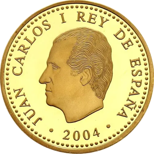 100 euros 2004 - Copa Mundial de la FIFA Alemania 2006 - Emisión 2004 España (anverso) 100 euros 2004 - Copa Mundial de la FIFA Alemania 2006 - Emisión 2004 España (anverso)