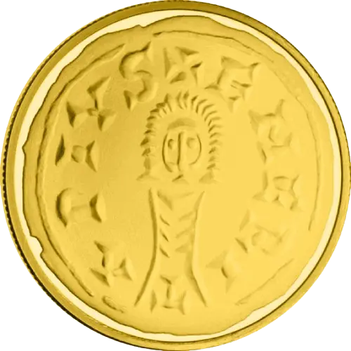 100 euros 2011 - Triente Suintila Visigogo - III Serie Joyas Numismáticas España (anverso) 100 euros 2011 - Triente Suintila Visigogo - III Serie Joyas Numismáticas España (anverso)