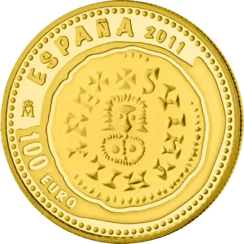 Moneda Triente Suintila Visigogo - III Serie Joyas Numismáticas (2011)