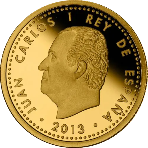 100 euros 2013 - Milenio Reino de Granada España (anverso) 100 euros 2013 - Milenio Reino de Granada España (anverso)