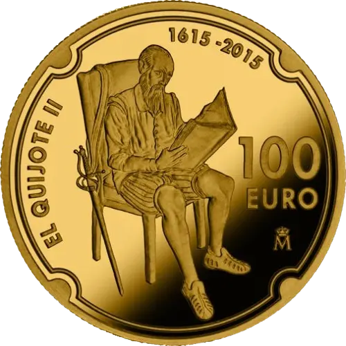 Moneda IV Centenario de la Segunda Parte de El Quijote (2015)