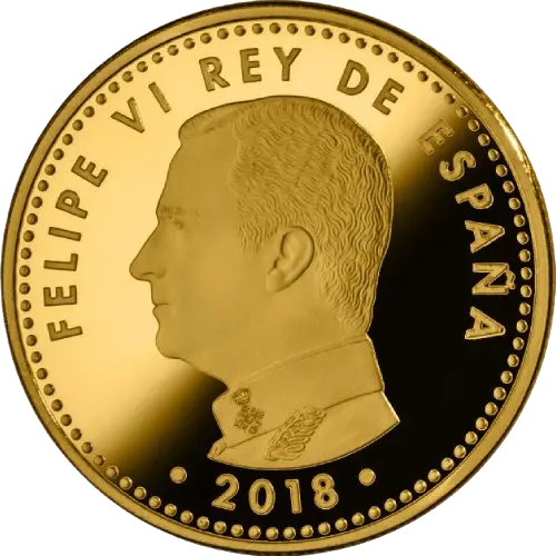 100 euros 2018 - Copa Mundial de la FIFA Rusia 2018 - Emisión 2018 España (anverso)