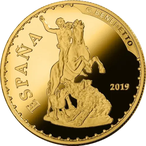 Moneda Benedetto: La caza de Meleagro - Bicentenario del Museo del Prado - VI Serie Tesoros de Museos Españoles (2019)
