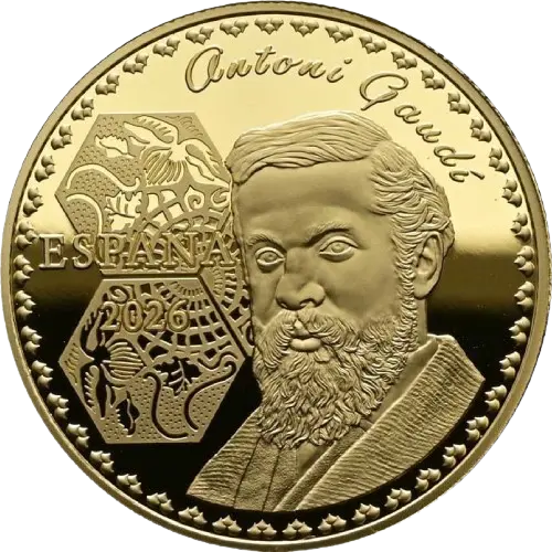 100 euros 2026 - Parque Güell - Centenario Gaudí 2026 España (anverso)