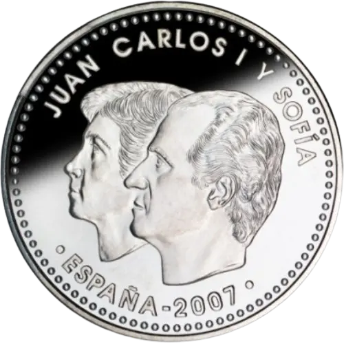 12 euros 2007 - 50 Aniversario Tratado de Roma España (anverso) 12 euros 2007 - 50 Aniversario Tratado de Roma España (anverso)