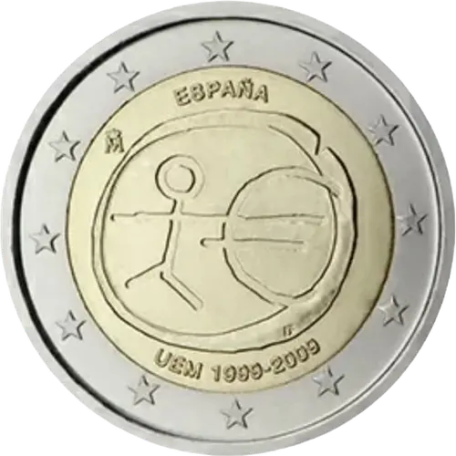 2 Euros Conmemorativa 2009 - X Aniversario de la UEM (UNC)