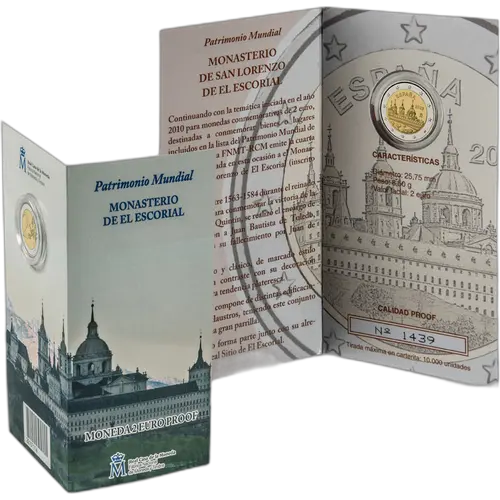 Moneda Cartera Proof 2013 - Real Monasterio de San Lorenzo de El Escorial (2013)