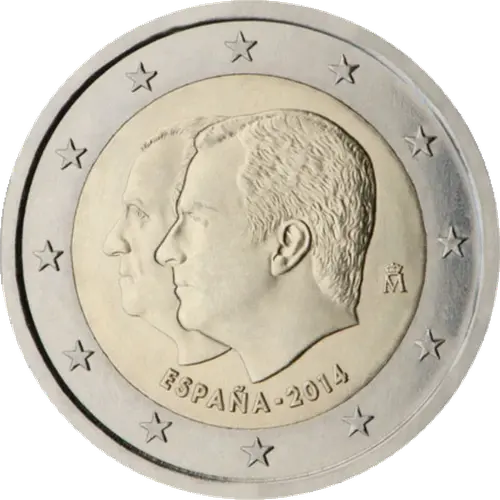 2 Euros Conmemorativa 2014 - Proclamación Rey Felipe VI (UNC)