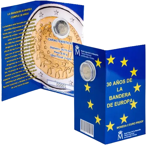 Moneda Cartera Proof 2015 - 30 Aniversario de la Bandera Europea (2015)