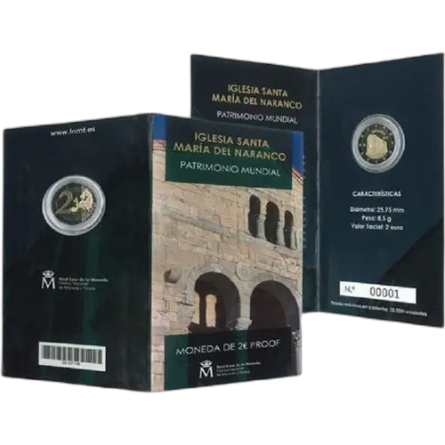 Moneda Cartera Proof 2017 - Santa María del Naranco (2017)