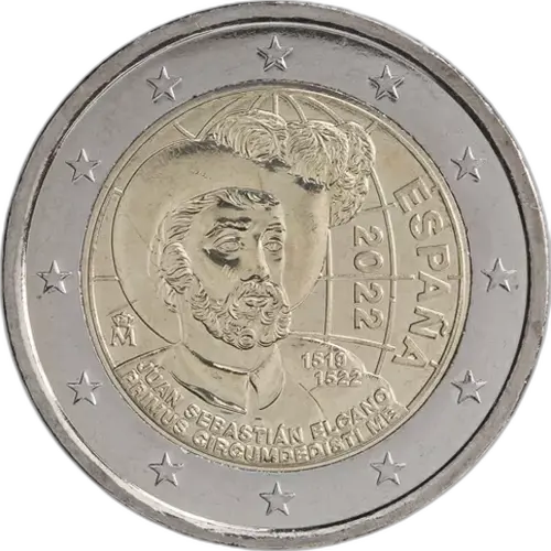 2 Euros Conmemorativa 2022 - V Centenario de la Vuelta al Mundo (UNC)