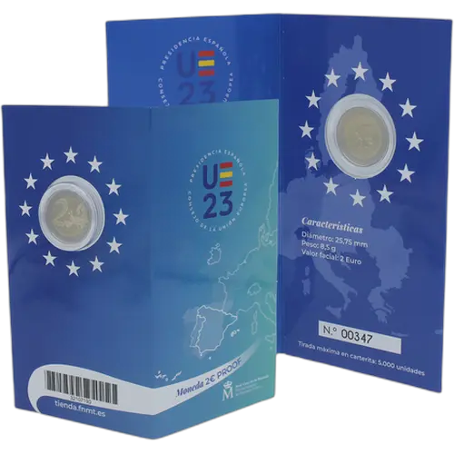 Moneda Cartera Proof 2023 - Presidencia Española del Consejo de la UE (2023)
