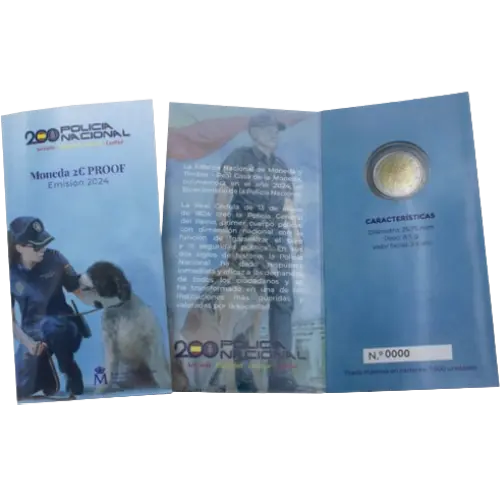 Moneda Cartera Proof 2024 - Bicentenario Policía Nacional (2024)