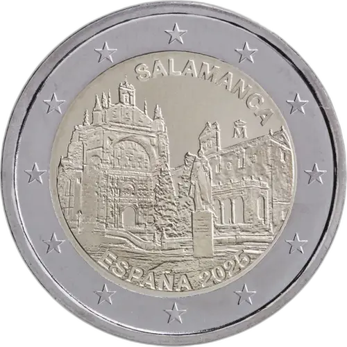 2 Euros Conmemorativa 2025 - Ciudad Vieja de Salamanca (UNC)