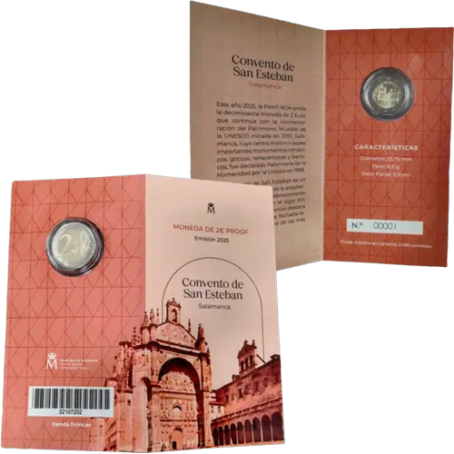 Moneda Cartera Proof 2025 - Ciudad Vieja de Salamanca (2025)