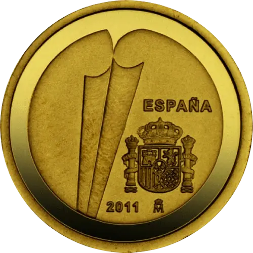 20 euros 2011 - XXV Aniversario de la adhesión España y Portugal a la Unión Europea España (anverso) 20 euros 2011 - XXV Aniversario de la adhesión España y Portugal a la Unión Europea España (anverso)