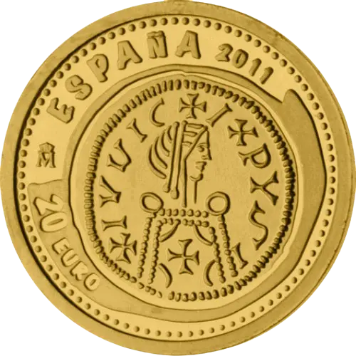 Moneda Triente Leovigildo Visigodo - III Serie Joyas Numismáticas (2011)