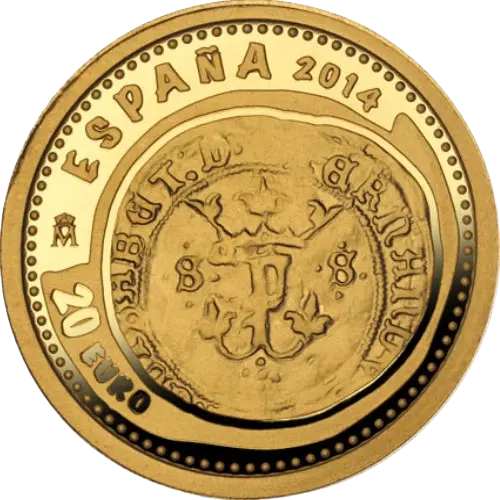 Moneda Medio Excelente Reyes Católicos  - V Serie Joyas Numismáticas (2014)