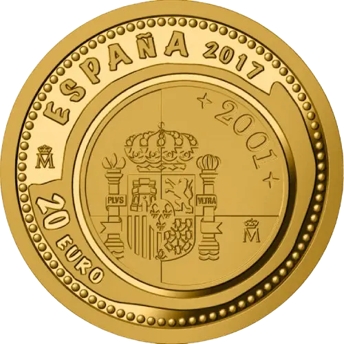 Moneda Casa de Borbón: 1 peseta - VIII Serie Joyas Numismáticas (2017)