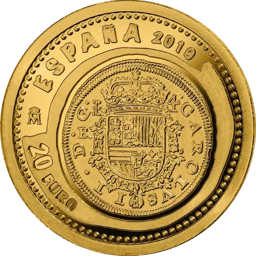 Moneda Casa de Austria: Cuatro Escudos Carlos III - IX Serie Joyas Numismáticas 2019 (2019)