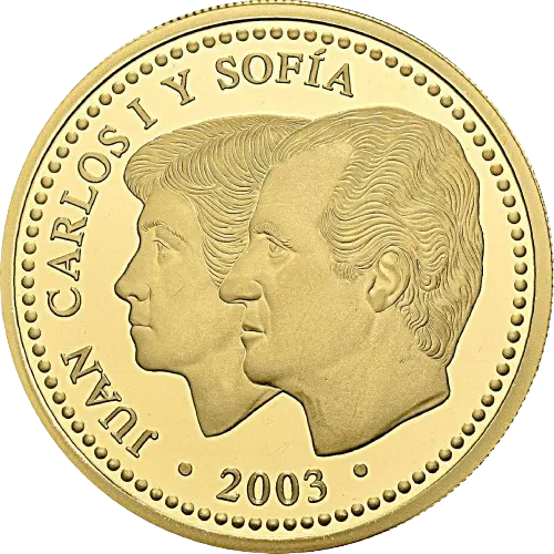 200 euros 2003 - XXV Aniversario de la Constitución Española España (anverso)