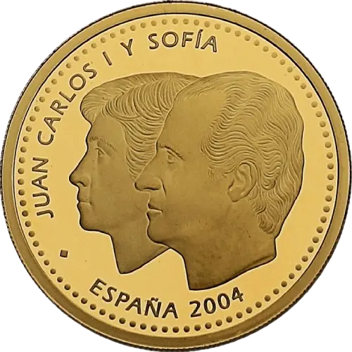 200 euros 2004 - Boda de S.A.R. el Príncipe de Asturias con Doña Letizia Ortiz Rocasolano España (anverso) 200 euros 2004 - Boda de S.A.R. el Príncipe de Asturias con Doña Letizia Ortiz Rocasolano España (anverso)