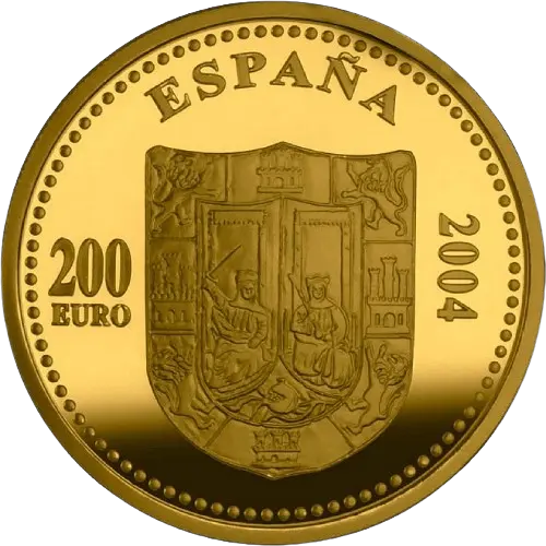 Moneda V Centenario de la muerte de Isabel la Católica (2004)