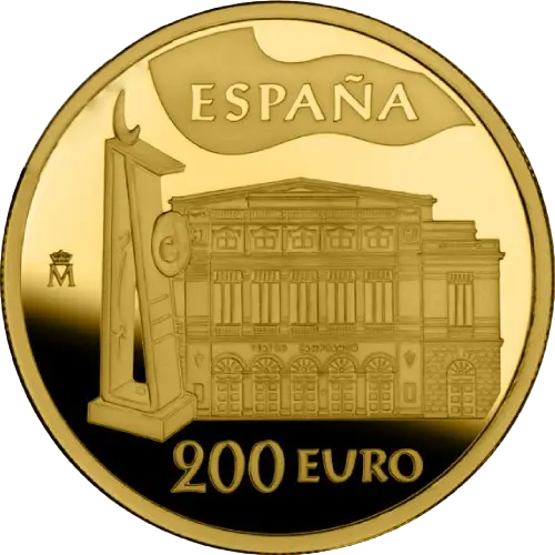 200 euros 2005 - XXV Aniversario de los Premios Príncipe de Asturias España (reverso) 200 euros 2005 - XXV Aniversario de los Premios Príncipe de Asturias España (reverso)