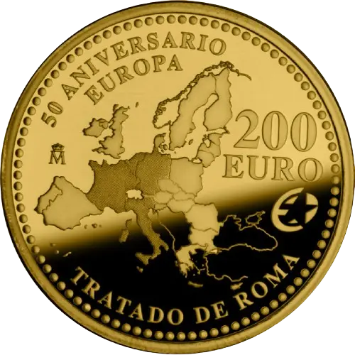 Moneda 50 Aniversario Tratado de Roma - IV Serie Programa Europa (2007)
