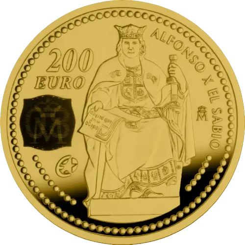 Moneda Alfonso X El Sabio - V Serie Programa Europa (2008)