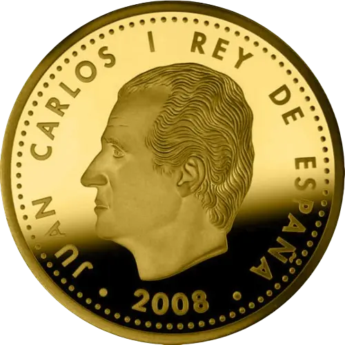200 euros 2008 - Campeones de Europa 2008 España (anverso) 200 euros 2008 - Campeones de Europa 2008 España (anverso)