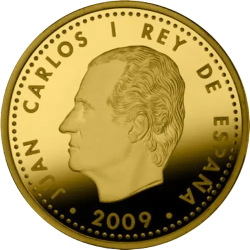 200 euros 2009 - Felipe II - VI Serie Programa Europa España (anverso) 200 euros 2009 - Felipe II - VI Serie Programa Europa España (anverso)