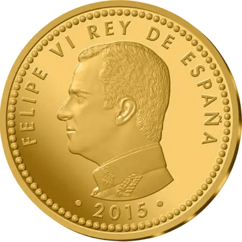 200 euros 2015 - 70 Años de Paz - XII Serie Programa Europa España (anverso) 200 euros 2015 - 70 Años de Paz - XII Serie Programa Europa España (anverso)