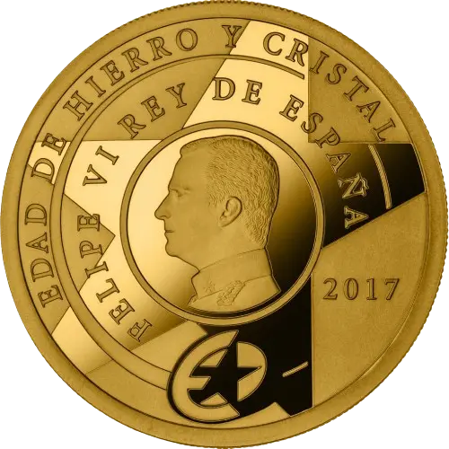 200 euros 2017 - Europa Contemporánea: La era del Hierro y el cristal - XIV Serie Programa Europa España (anverso) 200 euros 2017 - Europa Contemporánea: La era del Hierro y el cristal - XIV Serie Programa Europa España (anverso)
