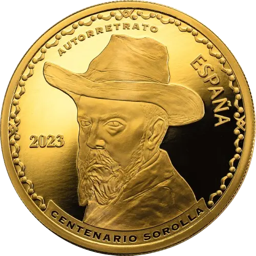 Moneda Centenario Joaquín Sorolla: Clotilde con traje gris (2023)