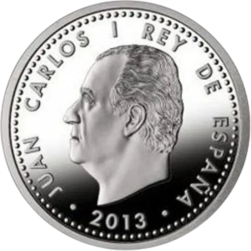 30 euros 2013 - 75 Aniversario de Su Majestad el Rey D. Juan Carlos España (anverso)