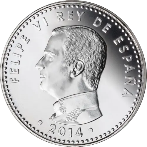 30 euros 2014 - Proclamación de Su Majestad el Rey Felipe VI España (anverso) 30 euros 2014 - Proclamación de Su Majestad el Rey Felipe VI España (anverso)