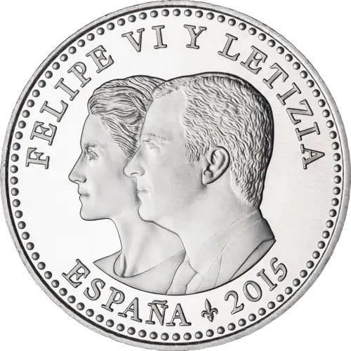 30 euros 2015 - IV Centenario de la Segunda Parte de El Quijote España (anverso) 30 euros 2015 - IV Centenario de la Segunda Parte de El Quijote España (anverso)