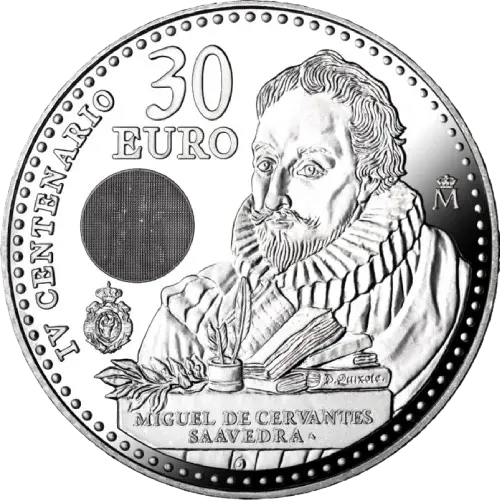 Moneda IV Centenario de la muerte de Miguel de Cervantes 1616–2016 (2016)