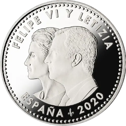 30 euros 2020 - Gracias (Agradecimiento lucha COVID–19) España (anverso)