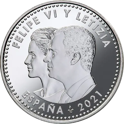 30 euros 2021 - Xacobeo Galicia 2021–2022 España (anverso) 30 euros 2021 - Xacobeo Galicia 2021–2022 España (anverso)