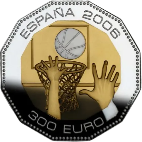 Moneda Campeones del Mundo Baloncesto Japón 2006 (2006)